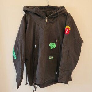 Pot meets pop jacket with Multiple patches - Size Large